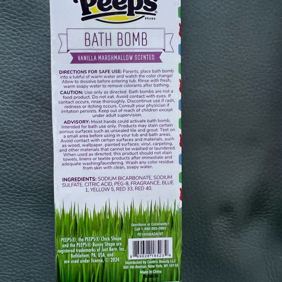 Peeps Vanilla Marshmallow Scented Bath Bombs5.29oz *NEW*- Have 5. - Picture 3 of 4